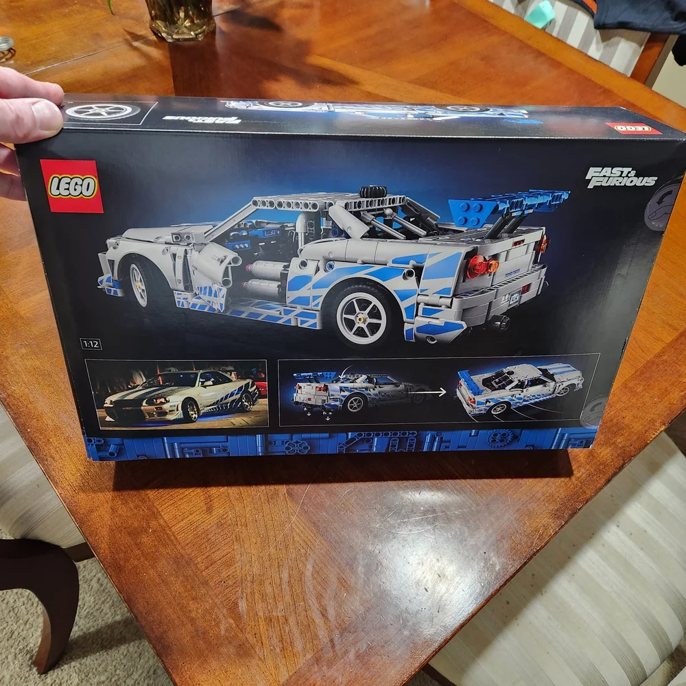 New LEGO Technic Nissan Skyline GT-R (R34) - Blue and Gray - Picture 2 of 5